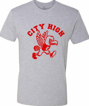 2026 City High Fall Spirit Store Next Level - Unisex Cotton T-Shirt (Louie Design)