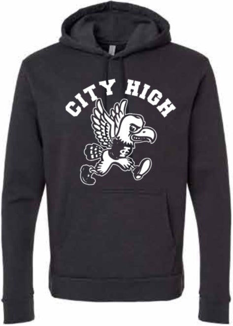 2026 City High Fall Spirit Store Next Level - Unisex Malibu Hooded Sweatshirt (Louie Design)