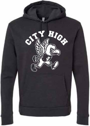 2026 City High Fall Spirit Store Next Level - Unisex Malibu Hooded Sweatshirt (Louie Design)
