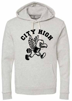 2026 City High Fall Spirit Store Next Level - Unisex Malibu Hooded Sweatshirt (Louie Design)