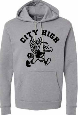 2026 City High Fall Spirit Store Next Level - Unisex Malibu Hooded Sweatshirt (Louie Design)