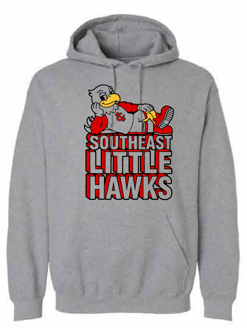 2026 Southeast Middle School Gildan - Heavy Blend™ Hooded Sweatshirt (Louie)