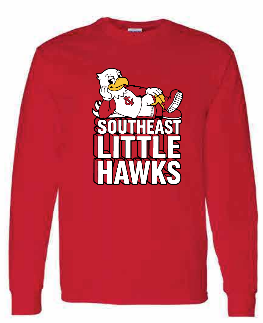 2026 Southeast Middle School Gildan - Heavy Cotton™ Long Sleeve T-Shirt (Louie)
