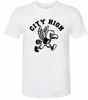 2026 City High Fall Spirit Store Next Level - Unisex Triblend T-Shirt (Louie Design)