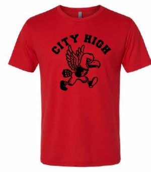 2026 City High Fall Spirit Store Next Level - Unisex Triblend T-Shirt (Louie Design)