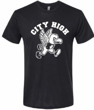 2026 City High Fall Spirit Store Next Level - Unisex Triblend T-Shirt (Louie Design)