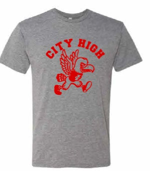 2026 City High Fall Spirit Store Next Level - Unisex Triblend T-Shirt (Louie Design)