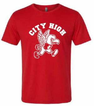 2026 City High Fall Spirit Store Next Level - Unisex Triblend T-Shirt (Louie Design)