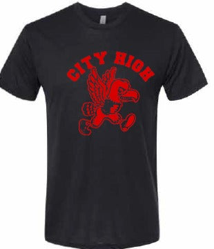2026 City High Fall Spirit Store Next Level - Unisex Triblend T-Shirt (Louie Design)