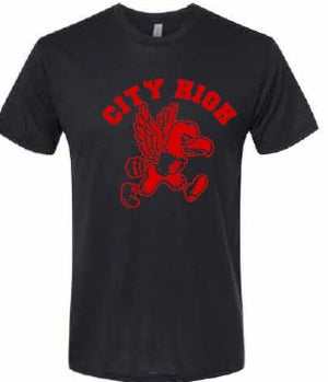 2026 City High Fall Spirit Store Next Level - Unisex Triblend T-Shirt (Louie Design)