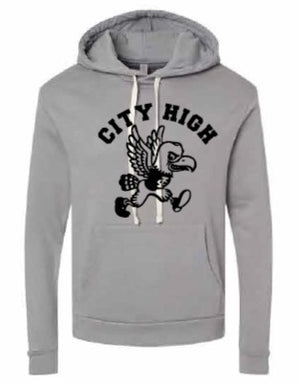 2026 City High Fall Spirit Store Next Level - Unisex Santa Barbara Hoodie Sweatshirt (Louie Design)