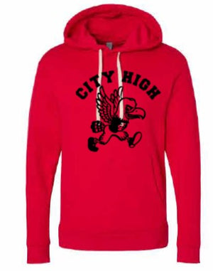 2026 City High Fall Spirit Store Next Level - Unisex Santa Barbara Hoodie Sweatshirt (Louie Design)