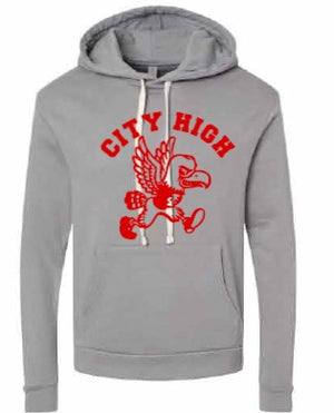 2026 City High Fall Spirit Store Next Level - Unisex Santa Barbara Hoodie Sweatshirt (Louie Design)