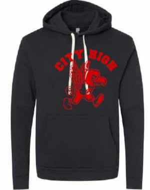 2026 City High Fall Spirit Store Next Level - Unisex Santa Barbara Hoodie Sweatshirt (Louie Design)