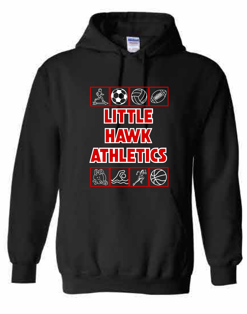 2026 Southeast Middle School Gildan - Heavy Blend™ Hooded Sweatshirt (Athletics)