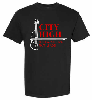 2026 City High Orchestra Comfort Colors - Garment-Dyed Heavyweight T-Shirt