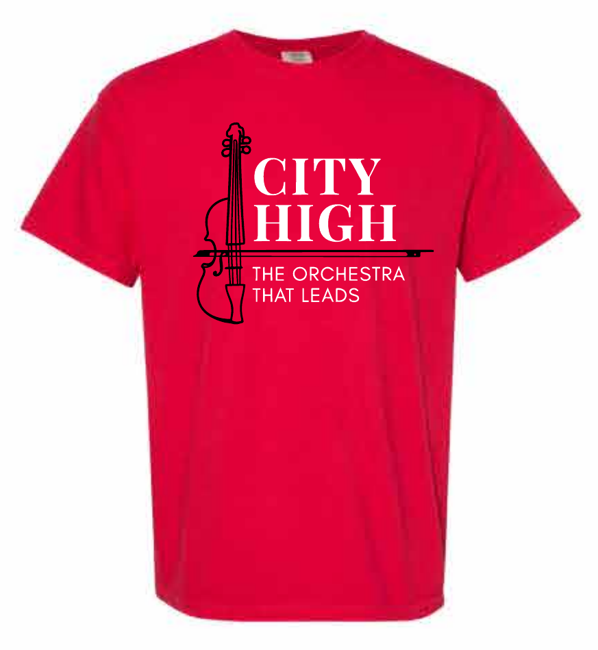 2026 City High Orchestra Comfort Colors - Garment-Dyed Heavyweight T-Shirt