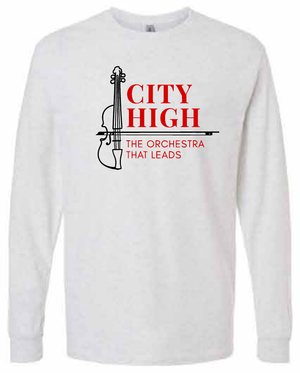 2026 City High Orchestra Gildan - Heavy Cotton™ Long Sleeve T-Shirt