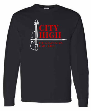 2026 City High Orchestra Gildan - Heavy Cotton™ Long Sleeve T-Shirt