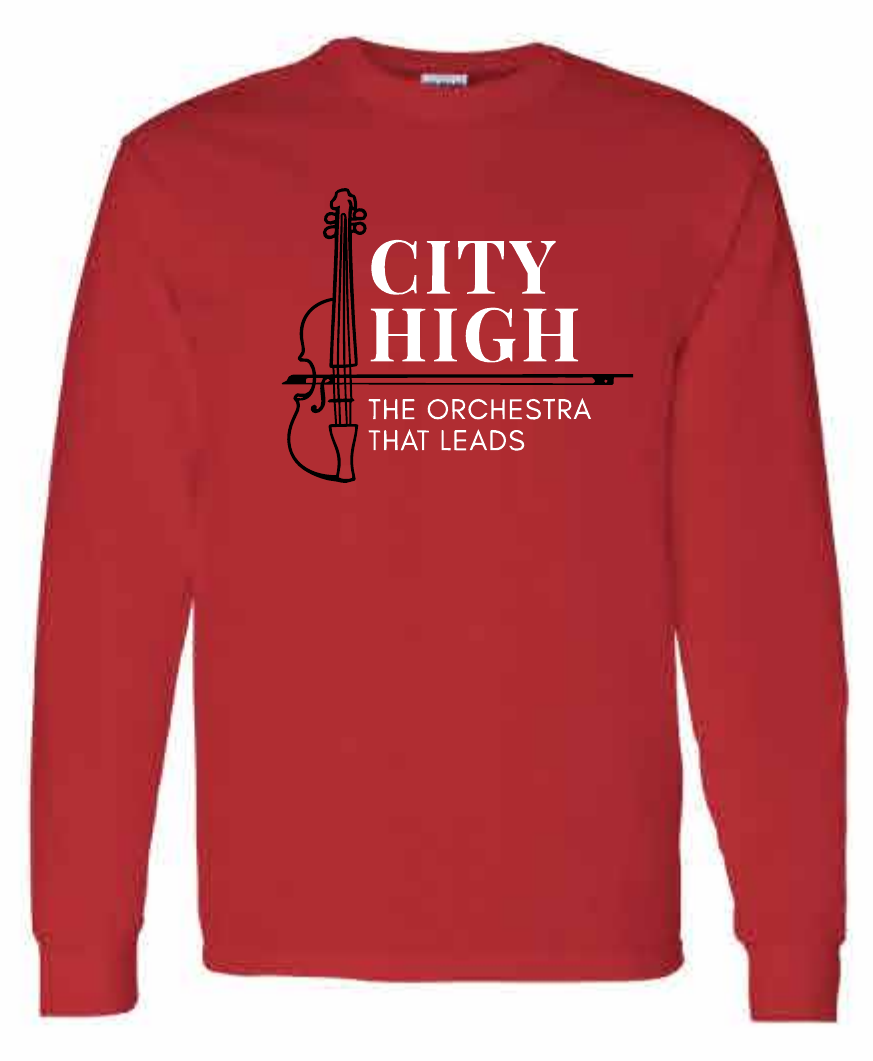 2026 City High Orchestra Gildan - Heavy Cotton™ Long Sleeve T-Shirt