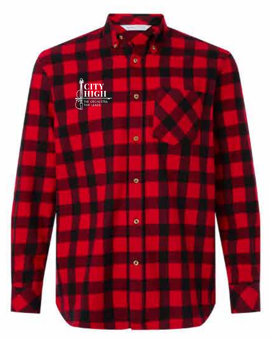 2026 City High Orchestra Boxercraft - Men's Flannel Button Down Shirt