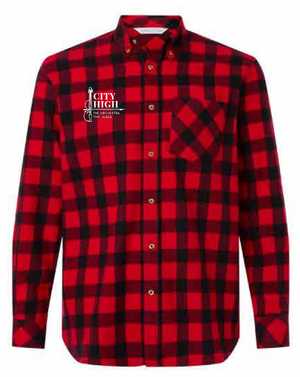 2026 City High Orchestra Boxercraft - Men's Flannel Button Down Shirt