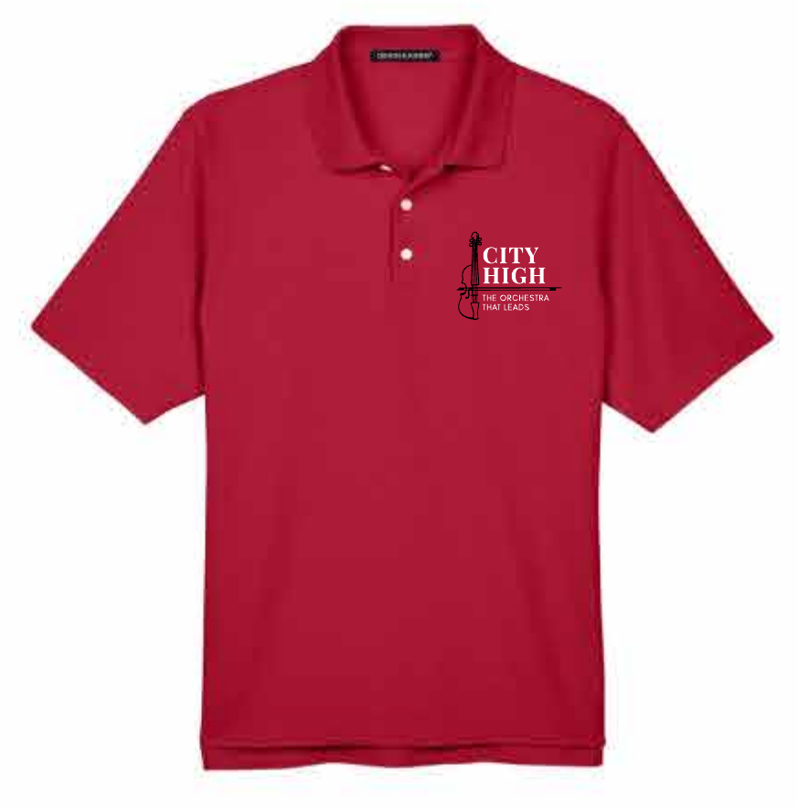 2026 City High Orchestra Devon & Jones Men's DRYTEC20™ Performance Polo