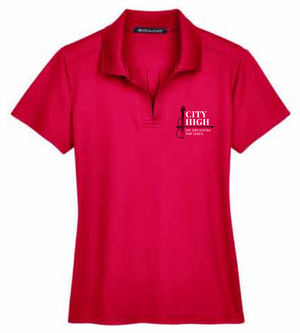 2026 City High Orchestra Devon & Jones - Women's CrownLux Performance® Plaited Polo