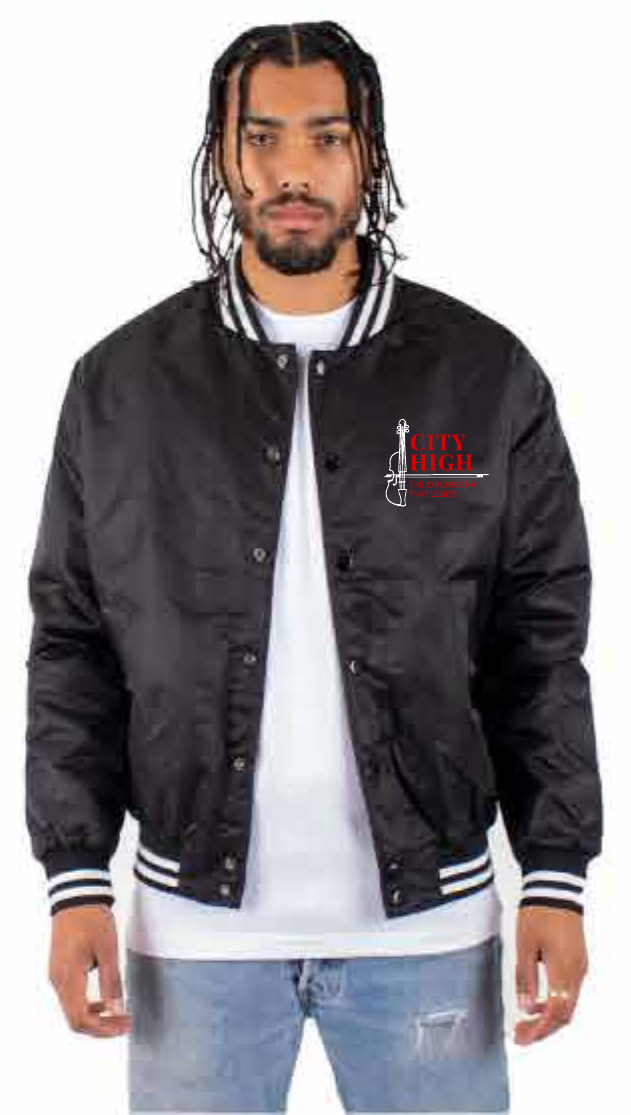 2026 City High Orchestra Shaka Wear - Unisex Varsity Bomber Jacket