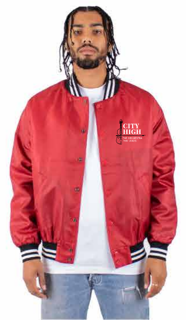 2026 City High Orchestra Shaka Wear - Unisex Varsity Bomber Jacket