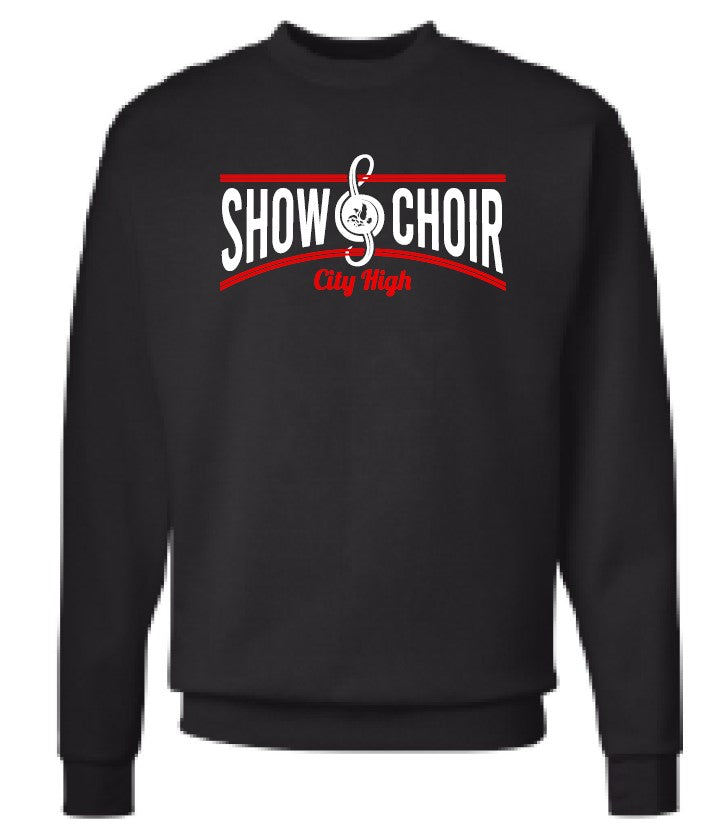 2023 City High Show Choir Hanes - Ecosmart® Crewneck Sweatshirt (with personalization option)