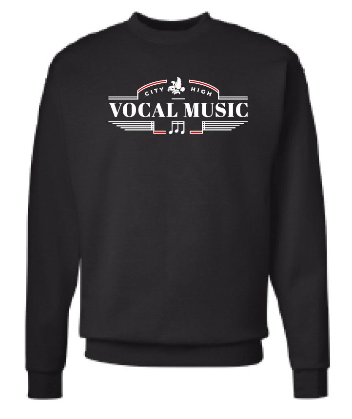 2023 City High Vocal Music Hanes - Ecosmart® Crewneck Sweatshirt (with personalization option)
