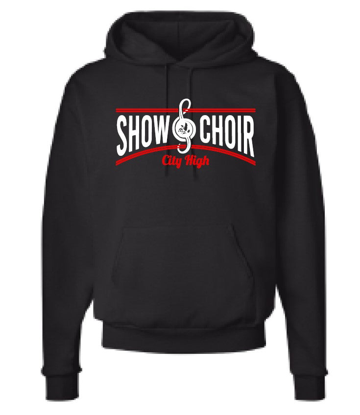 2023 City High Show Choir Hanes - Ecosmart® Hooded Sweatshirt