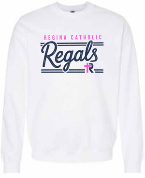 2026 Regina Pink Gildan - Unisex Softstyle® Midweight Crewneck Sweatshirt