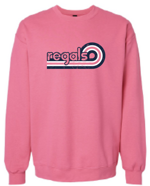2025 Regina Pink Gildan - Softstyle® Midweight Crewneck Sweatshirt (Wave Design)