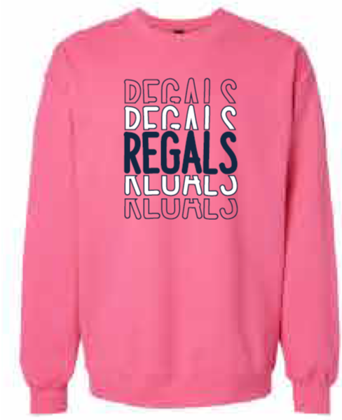 2025 Regina Pink Gildan - Softstyle® Midweight Crewneck Sweatshirt (Regals Design)