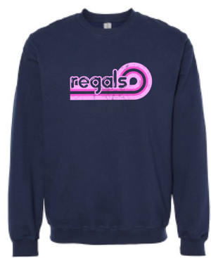 2025 Regina Pink Gildan - Softstyle® Midweight Crewneck Sweatshirt (Wave Design)