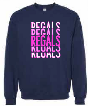 2025 Regina Pink Gildan - Softstyle® Midweight Crewneck Sweatshirt (Regals Design)