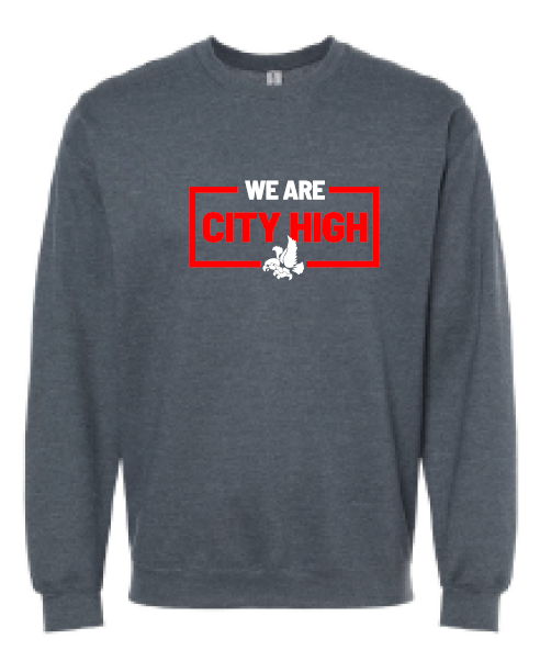 2025 City High Fall Spirit - Softstyle® Midweight Crewneck Sweatshirt (We Are Design)