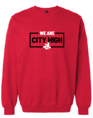 2025 City High Fall Spirit - Softstyle® Midweight Crewneck Sweatshirt (We Are Design)