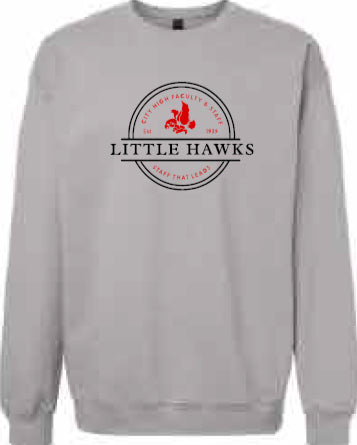 2025 City High Faculty and Staff Gildan - Unisex Softstyle® Midweight Crewneck Sweatshirt (Circle Design)