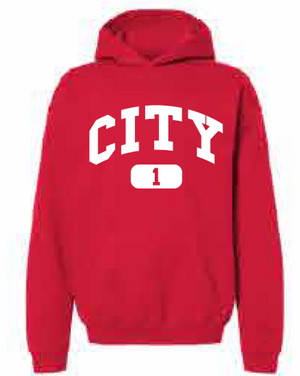 2025 City High Winter Apparel Gildan - <b>Youth</b> Softstyle® Midweight Hooded Sweatshirt