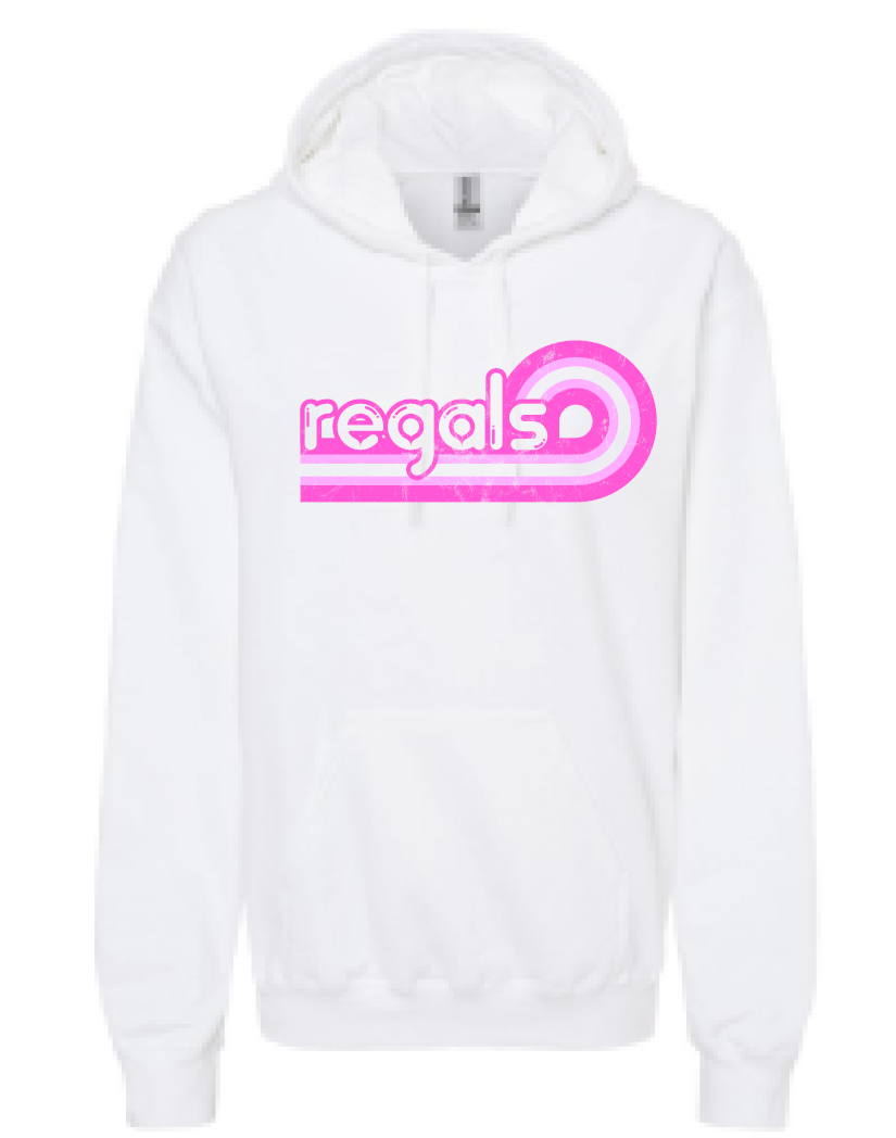 2025 Regina Pink - Softstyle® Midweight Hooded Sweatshirt (Wave Design)