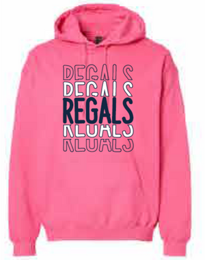 2025 Regina Pink - Softstyle® Midweight Hooded Sweatshirt (Regals Design)