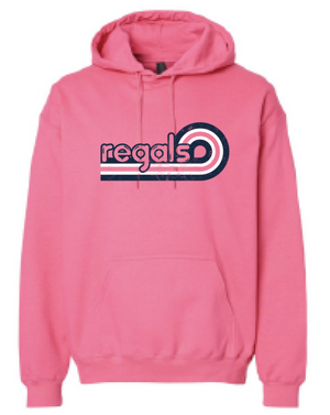 2025 Regina Pink - Softstyle® Midweight Hooded Sweatshirt (Wave Design)