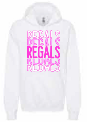 2025 Regina Pink - Softstyle® Midweight Hooded Sweatshirt (Regals Design)