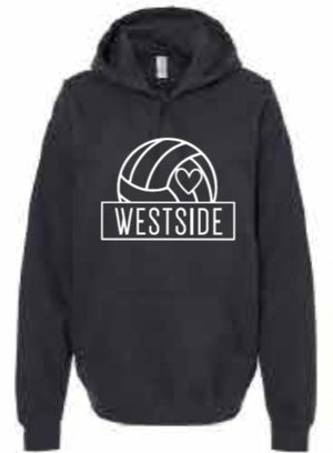 2025 Westside Volleyball (with Personalization Options) Gildan - Softstyle® Midweight Hooded Sweatshirt (Volleyball Design)