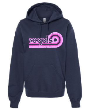 2025 Regina Pink - Softstyle® Midweight Hooded Sweatshirt (Wave Design)