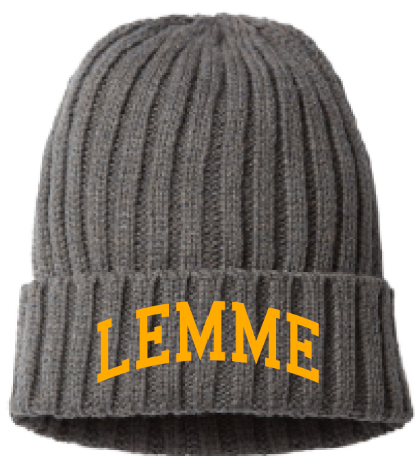 2024 Lemme Leopards Atlantis Headwear - Sustainable Cable Knit Cuffed Beanie