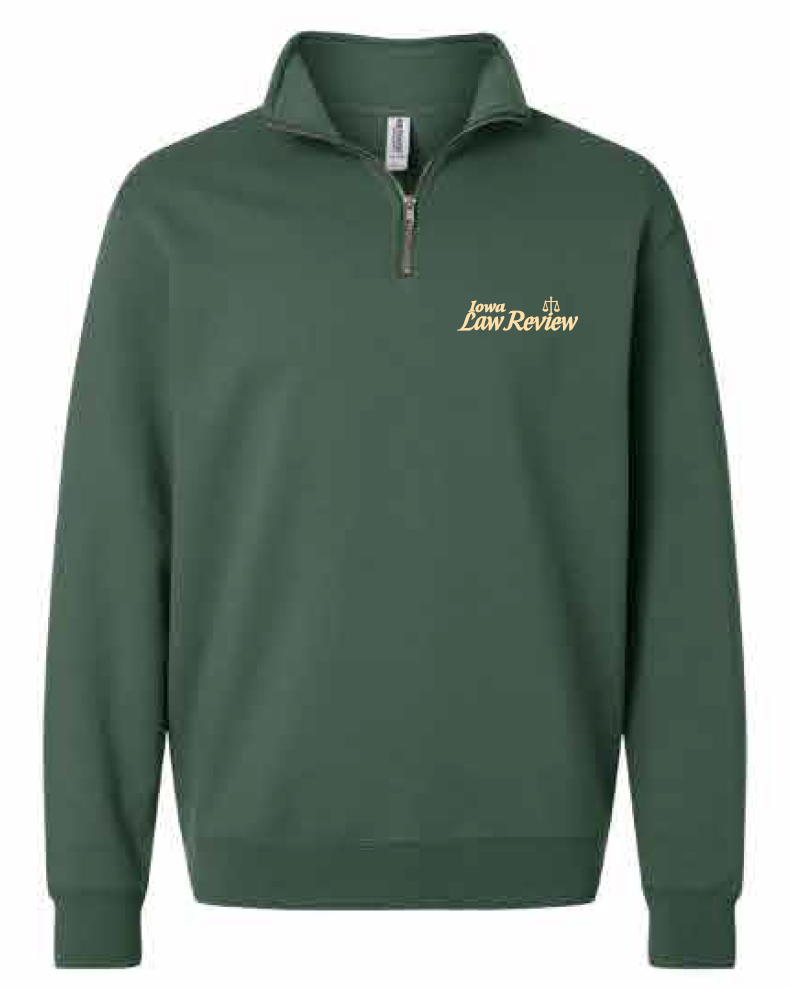 2026 Iowa Law Review Independent Trading Co. - Unisex Midweight Quarter-Zip Pullover